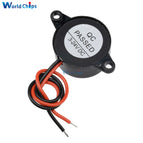 Best Price 10Pcs Durable 3-24V Piezo Electronic Buzzer Alarm 95DB Continuous Sound Beeper For Arduino Car Van SFM-20B DC3-24V