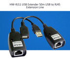 Black Usb Rj45 Network Ethernet Lan Cable Extender 50 M Signal Amplifier Professional Portable Fashion wholesale bulk price