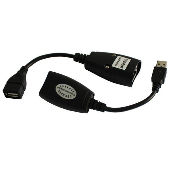 Black Usb Rj45 Network Ethernet Lan Cable Extender 50 M Signal Amplifier Professional Portable Fashion wholesale bulk price