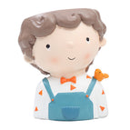 Bloem Planten Opslag Container Bloem Planter Bloempot Creëren Ontwerp Menselijk Gezicht Vaas Decor Schattige Pop Hars Bloempot wholesale bulk price