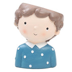 Bloem Planten Opslag Container Bloem Planter Bloempot Creëren Ontwerp Menselijk Gezicht Vaas Decor Schattige Pop Hars Bloempot wholesale bulk price