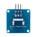 Blue Rotary Angle Sensor Module Light / Volume Control Adjustable Potentiometer / Knob Switch Rotary Angle Sensor for Arduino