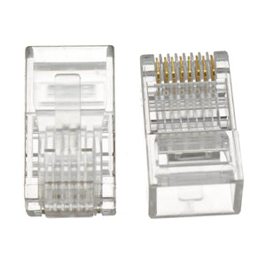 CLAITE 1000 Pcs CAT6 Plug EZ RJ45 Network Cable Modular 8P8C Connector End