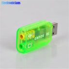 CM108 Chipset USB 2.0 to 3D AUDIO SOUND CARD ADAPTER VIRTUAL 5.1 CH Sound Track