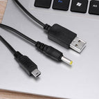 Charger for Sony PSP 2000 3000 1.2M Newest Charger Power 2 in 1 USB Data Charge Cable Cord for Sony PSP 2000 3000 Game Console