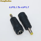 ChengHaoRan DC Power 5.5*2.1 female to 3.0*1.1 4.0*1.7 5.5*2.1 5.0*3.0 5.5*2.5 male plug Converter Laptop Adapter connector