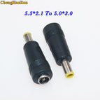 ChengHaoRan DC Power 5.5*2.1 female to 3.0*1.1 4.0*1.7 5.5*2.1 5.0*3.0 5.5*2.5 male plug Converter Laptop Adapter connector