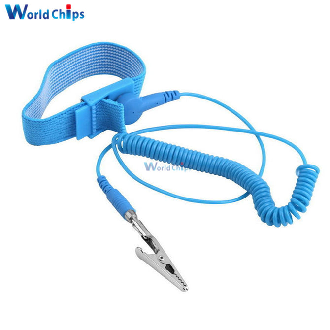 Cordless Wireless Clip Antistatic Anti Static ESD Wristband Wrist Strap Discharge Cables For Electrician IC PLCC worker