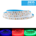 DC 12V LED Strip Light SMD 2835 Waterproof LED Strip AC 220V 5m 60Leds 120Leds 240Leds 12 V Lamp Tape Flexible Tape Ribbon Lamp