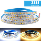 DC 12V LED Strip Light SMD 2835 Waterproof LED Strip AC 220V 5m 60Leds 120Leds 240Leds 12 V Lamp Tape Flexible Tape Ribbon Lamp