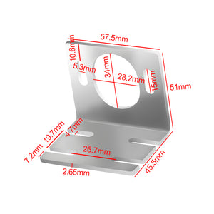 DC 3420 Motor Support High Speed DC Motor Mounting bracket Motor Seat 3420 Motor Fixed Seat