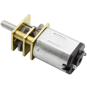 DC 3V/6V/12V N20 Mini Micro Metal Gear Motor with Gearwheel DC Motors 15/30/50/60/100/200/300/500/1000RPM
