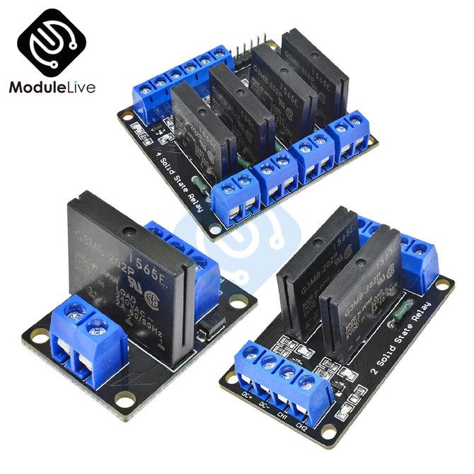 DC 5V 1 2 4 Channel 1-CH 2-CH 4-CH Relay Module High Level Solid State Relay Trigger Effective SSR AVR DSP Board for Arduino