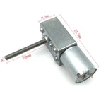 DC 6V 12V 24V Gear Reduction Motor 6-150RPM Turbo Worm Gear Motor High Torque Geared Motor Electric Reducer Motor