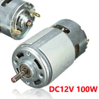 DC Motor 12V 100W 15000rpm 775 High Speed DC Large Torque  Motor Ball Bearing Tools Electric Motor Tool Electric Machinery
