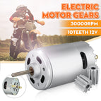 DC Motor 12V 30000 RPM for Children Electric Car,RC Ride, Baby Car Electric Motor RS550 Gearbox 10 teeth Engine Hot Sale