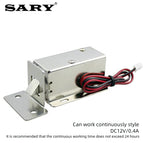 DC12V 0.8A small electromagnetic lock storage cabinets electronic lock mini electric bolt lock drawer file cabinet lock