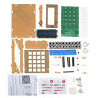 DIY Calculator Counter Kit Calculator DIY Kit LCD Multi-purpose Electronic Calculator Electronics Computing with Acrylic Case