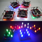 DIY Swing Shaking LED Dice Kit With Small Vibration Motor Diy Electronic Kits