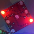 DIY Swing Shaking LED Dice Kit with Small Vibration Motor Diy Electronic Kits Standby mode will show the breathing led effect