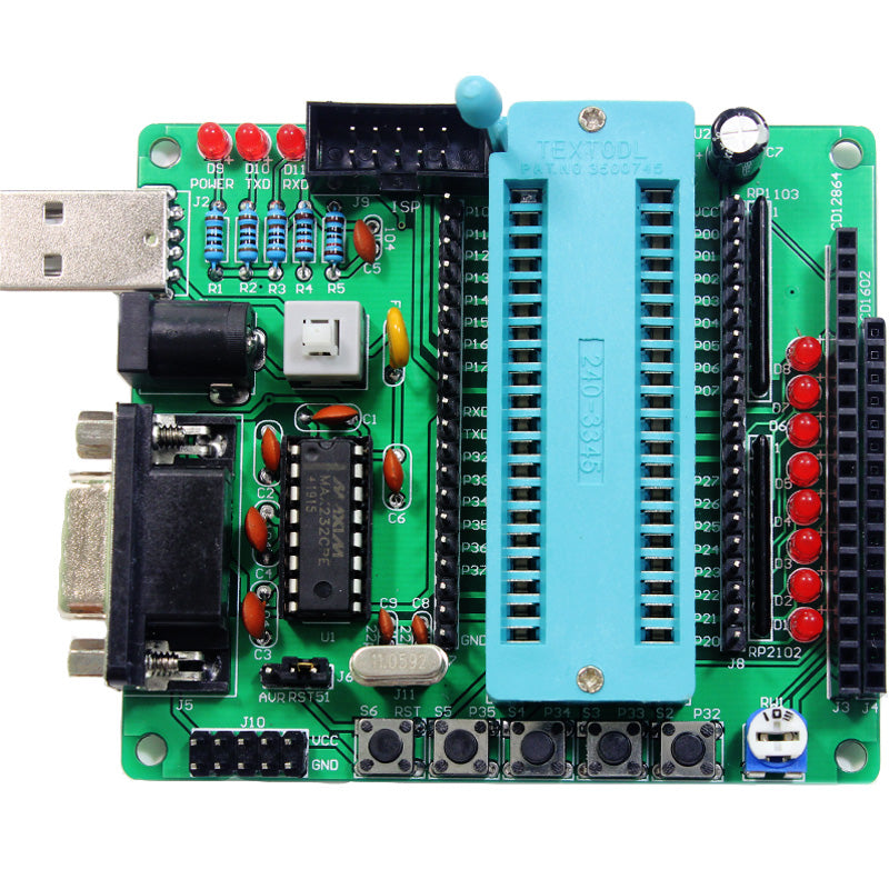 DIY learning board kit suit the parts 51/AVR microcontroller developme ...