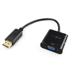 DP to VGA Adapter DisplayPort to VGA Converter DP Cables Adapter Male to Female 1080P for HDTV Monitor MacBook Projector PC