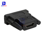 DVI to HDMI Adapter Converter Bi-Directional Connection Gold-Plated HDMI to DVI Connector for PC Laptop Projector Game Console