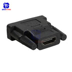 DVI to HDMI Adapter Converter Bi-Directional Connection Gold-Plated HDMI to DVI Connector for PC Laptop Projector Game Console