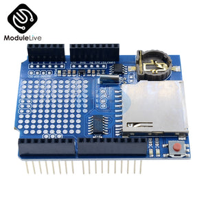 Data Logger Module Logging Shield Data Recorder Shield Interface Voltage 3.3V For Arduino UNO SD Card Leonardo or ADK/Mega R3