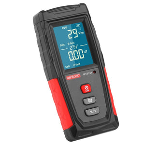 Digital Electromagnetic Radiation Detector LCD Electric Magnetic Field EMF Meter 5Hz-3500MH Frequency Tester Indicator DataLock