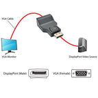 Displayport DP to VGA cable converter adapter Displayport in to VGA female out for DP dell lenovo pc monitors