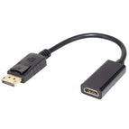 Dp to Hdmi Adapter Audio Video Cable Displayport for PC Laptop Computer Projector to HDTV HD 1080P Signal Converter