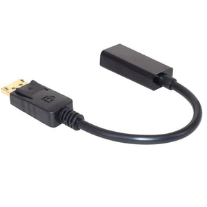 Dp to Hdmi Adapter Audio Video Cable Displayport for PC Laptop Computer Projector to HDTV HD 1080P Signal Converter
