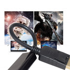 Dp to Hdmi Adapter Audio Video Cable Displayport for PC Laptop Computer Projector to HDTV HD 1080P Signal Converter
