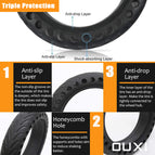 Durable Tire for Xiaomi Mijia M365 MI Scooter Tyre Solid Hole Tires Shock Absorber Non-Pneumatic Tyre Damping Rubber Tyres Wheel