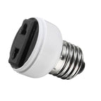 E27 Lamp Light Socket Holder Screw Bulb Convert To US EU Power Female Outlet White light sockets