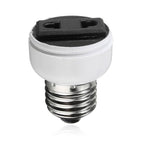 E27 Lamp Light Socket Holder Screw Bulb Convert To US EU Power Female Outlet White light sockets
