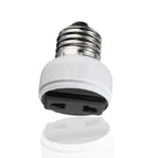E27 Lamp Light Socket Holder Screw Bulb Convert To US EU Power Female Outlet White light sockets