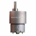 EBOWAN 37GB-500 Electric DC 12 Volt Geared Motor DC 12v 6v 3.5-500RPM Reduction Reversed Motor