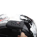 EJEAS V6 Pro Intercom Helmet Bluetooth Headset 850mAh Intercomunicador Microphone Metal Clamp MP3 GPS 1200m For 6 Riders