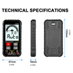 ET8132 Push-button Smart Digital Multimeter Automatic Recognition Auto Measurement Voltage Meter with LED Flashlight 875F