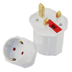 EU Euro to UK Smart Plug Universal AC Power Socket Plug Adapter Travel Charger Converter European Travel Adapter