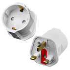 EU Euro to UK Smart Plug Universal AC Power Socket Plug Adapter Travel Charger Converter European Travel Adapter