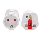 EU Euro to UK Smart Plug Universal AC Power Socket Plug Adapter Travel Charger Converter European Travel Adapter