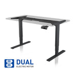 Electric Height Adjustable Standing Computer Desk Frame Three Stages Office Table Metal Electric Lift Desk Frame