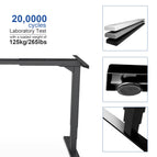 Electric Height Adjustable Standing Computer Desk Frame Three Stages Office Table Metal Electric Lift Desk Frame