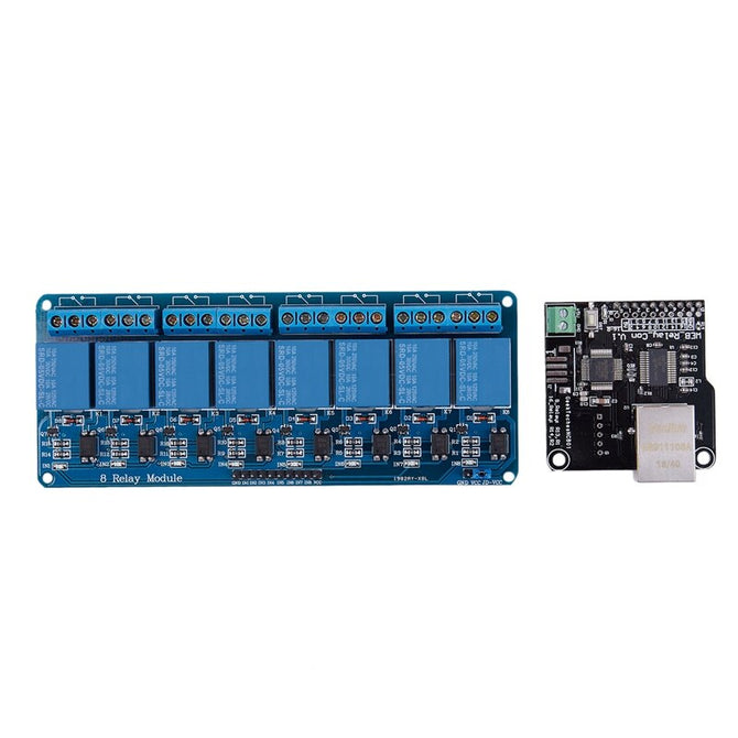 Ethernet Control Module Lan Wan Network Web Server Control Module RJ45 Port And 8 Channel Relay Control Module