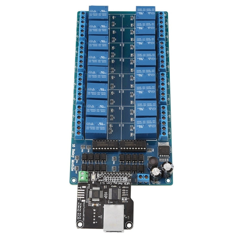 Ethernet Control Module Lan Wan Network Web Server RJ45 Port 16 Channe ...