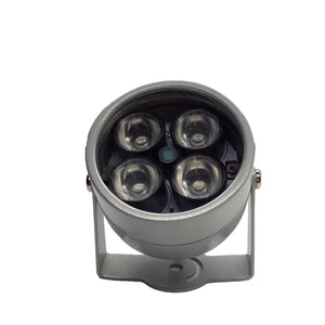 Evolylcam 4 Array IR Infrared LEDs Illuminator Night Vision CCTV Fill Light For Security IP Camera Metal Gray Dome Waterproof