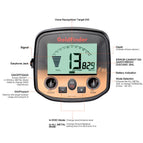 FS2 Underground Metal Detector Pro Gold Bug Detector 2 Coils Treasure Hunter Finder Pinpointer LCD Display High Sensity